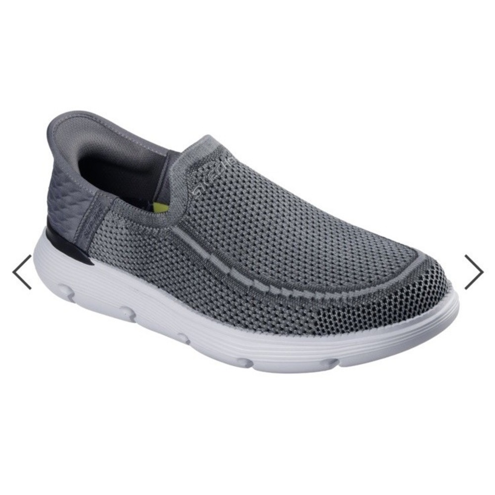 Skechers Hands Free Slip-ins Garza Brent Shoes Men's 10.5 Charcoal Grey Loafers - Picture 4 of 15